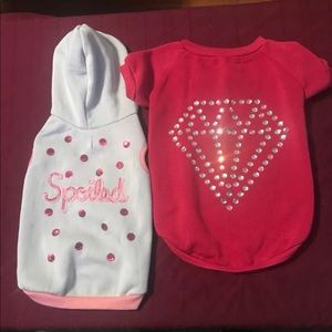 Pet sweatshirts bundle size medium